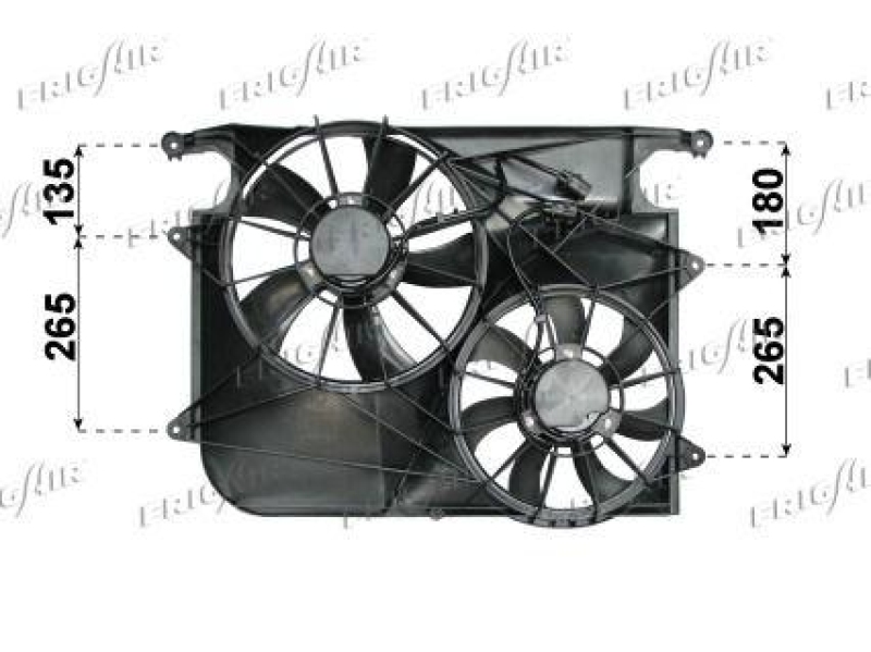 FRIGAIR Fan, engine cooling