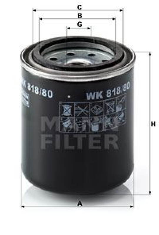 MANN-FILTER Kraftstofffilter