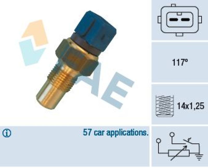 FAE Sensor, Kühlmitteltemperatur