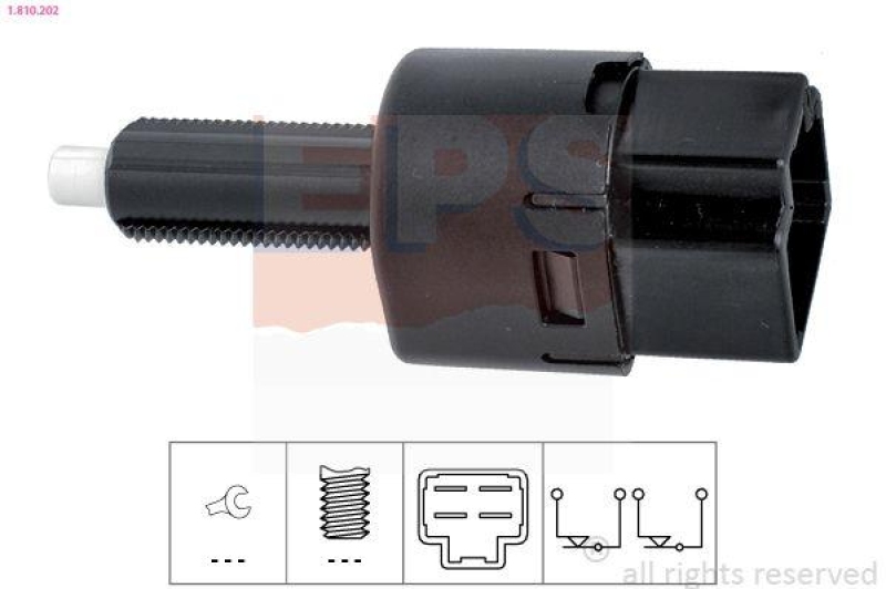EPS Bremslichtschalter Made in Italy - OE Equivalent