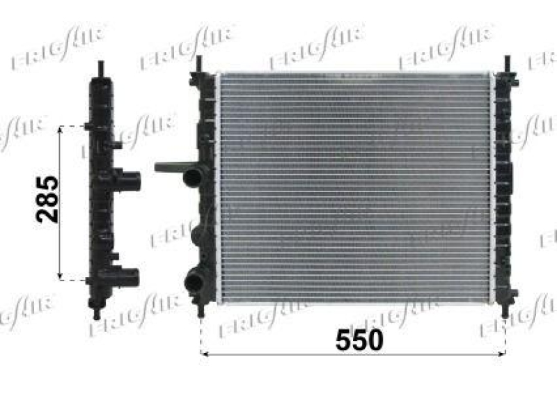 FRIGAIR Radiator, engine cooling