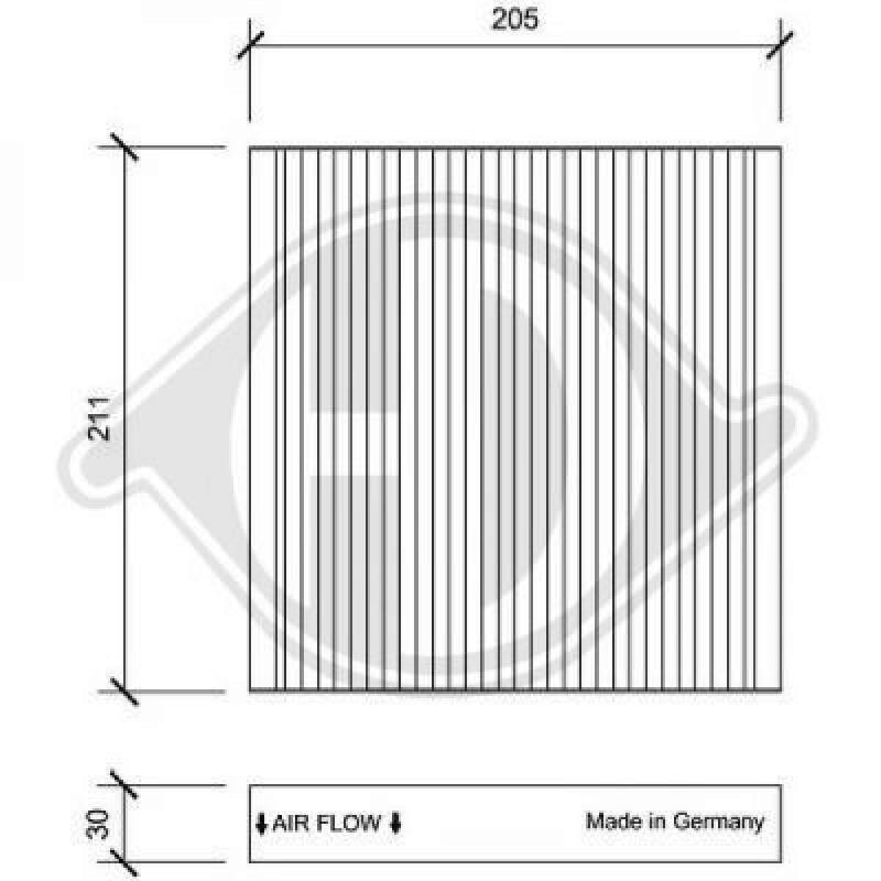 DIEDERICHS Filter, Innenraumluft DIEDERICHS Climate