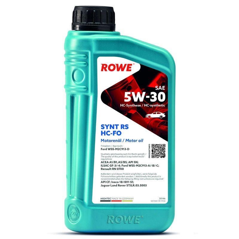 ROWE Motoröl 1L Liter HIGHTEC SYNT RS SAE 5W-30 HC-FO