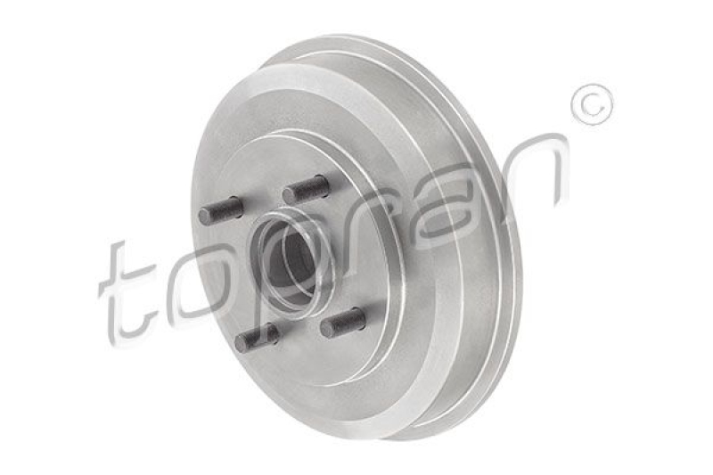 2x TOPRAN Brake Drum