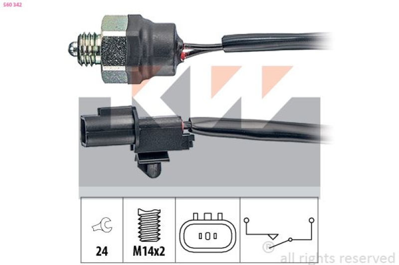 KW Schalter, Rückfahrleuchte Made in Italy - OE Equivalent