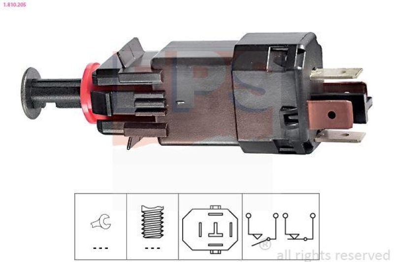 EPS Bremslichtschalter Made in Italy - OE Equivalent