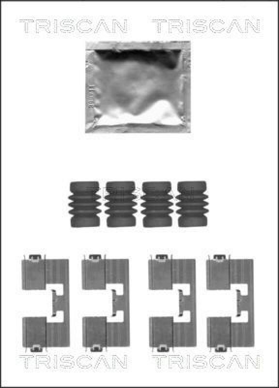TRISCAN Accessory Kit, disc brake pad