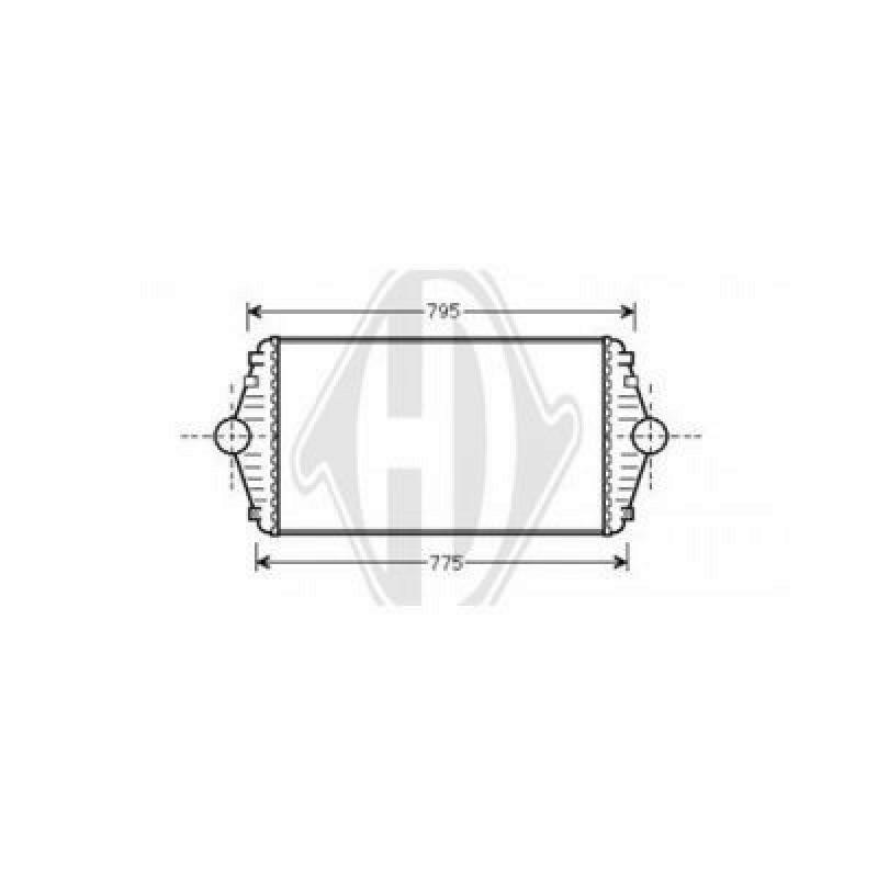 DIEDERICHS Ladeluftk&uuml;hler DIEDERICHS Climate DCA1012