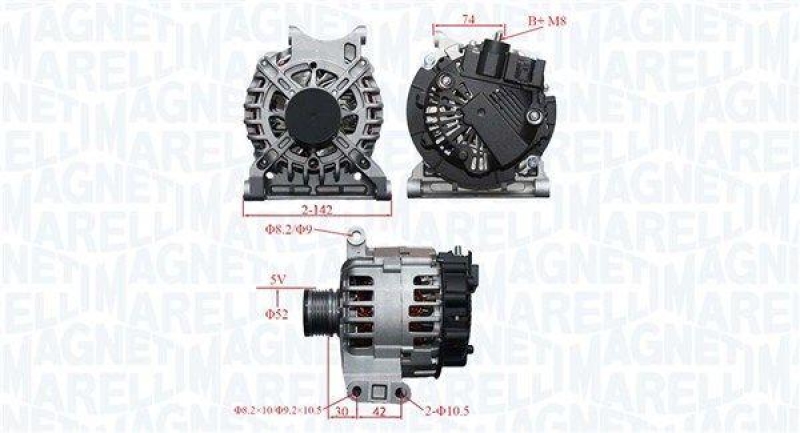 MAGNETI MARELLI Generator 63739065010