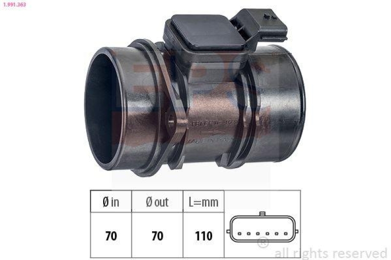 EPS Luftmassenmesser Made in Italy - OE Equivalent