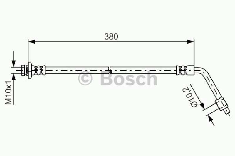 BOSCH Bremsschlauch 1 987 481 623
