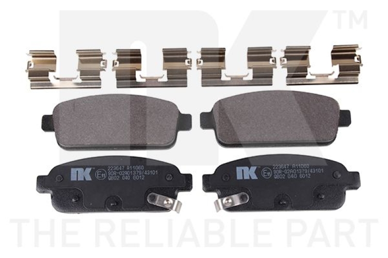 NK Brake Pad Set, disc brake