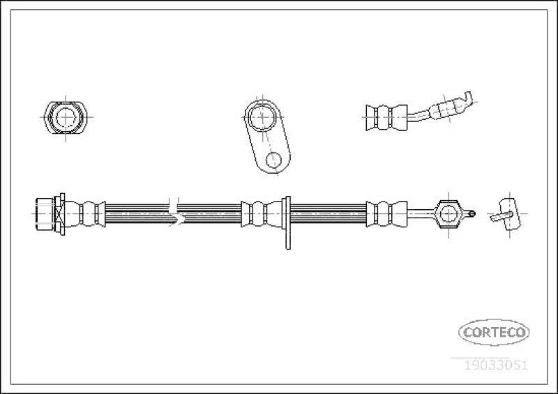 CORTECO Brake Hose