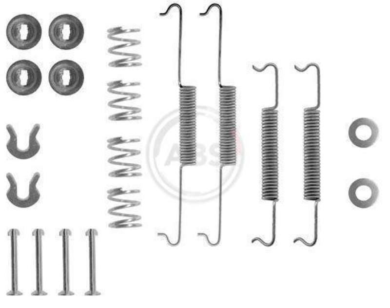 Zubeh&ouml;rsatz Bremsbacken Trommelbremse Montagesatz 0522Q