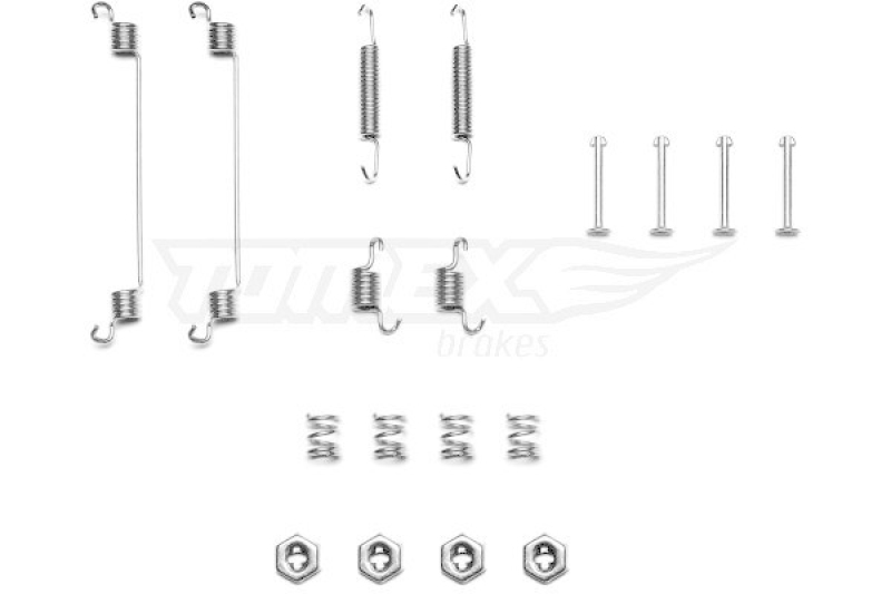 TOMEX Brakes Zubehörsatz Bremsbacken Trommelbremse Montagesatz