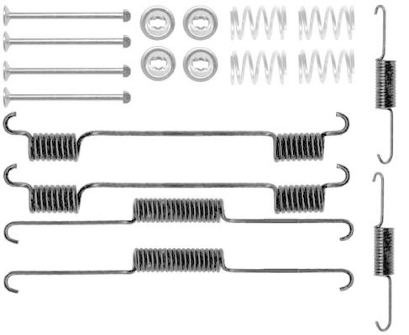 TRW Zubehörsatz Bremsbacken Trommelbremse Montagesatz