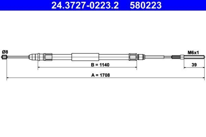 ATE Cable, parking brake