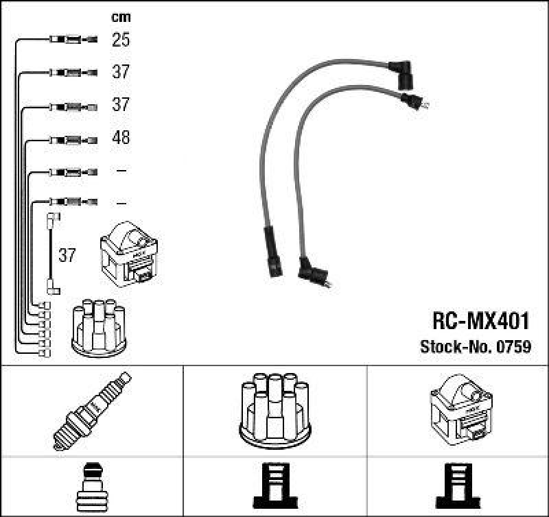 NGK Ignition Cable Kit