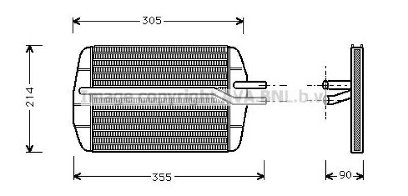 AVA QUALITY COOLING Wärmetauscher, Innenraumheizung