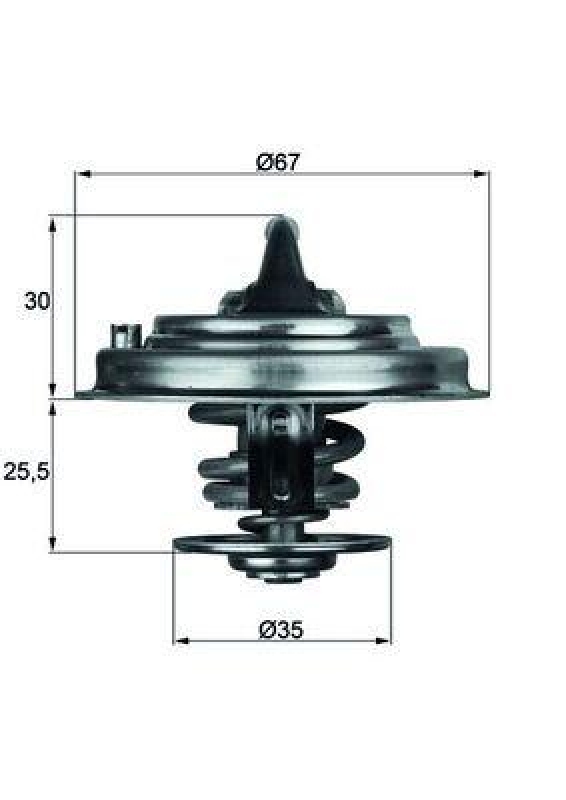 MAHLE Thermostat für Kühlmittel / Kühlerthermostat