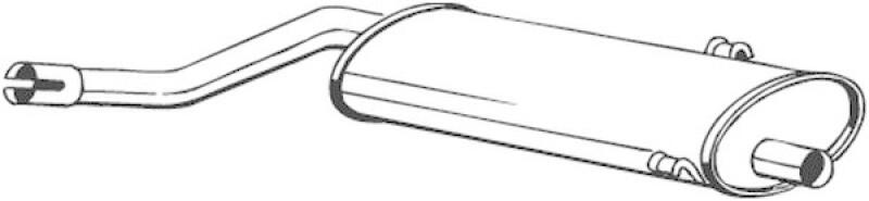 BOSAL Middle Silencer