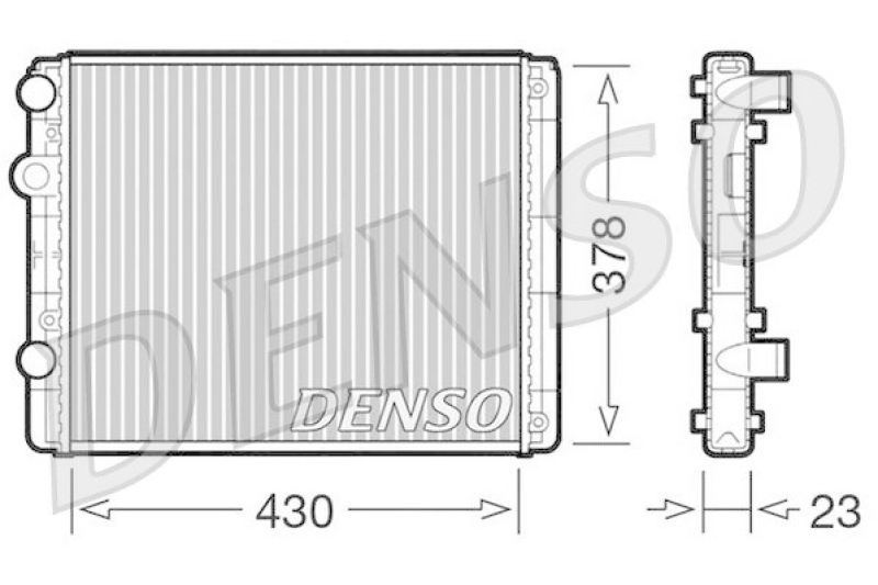 DENSO Radiator, engine cooling