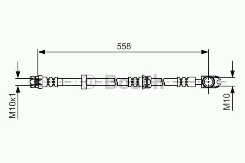 BOSCH Bremsschlauch 1 987 481 632
