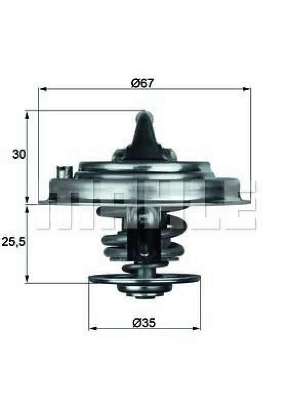 MAHLE Thermostat für Kühlmittel / Kühlerthermostat