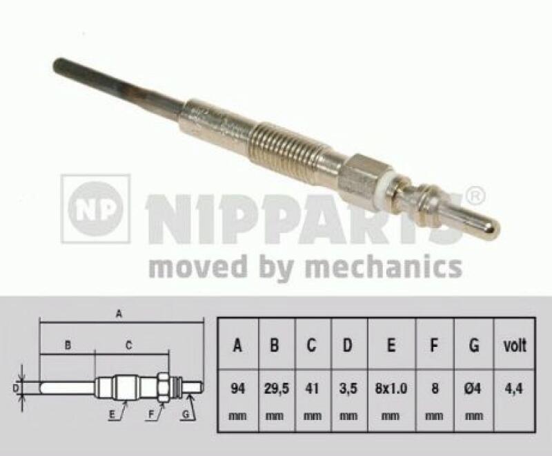 NIPPARTS Glow Plug