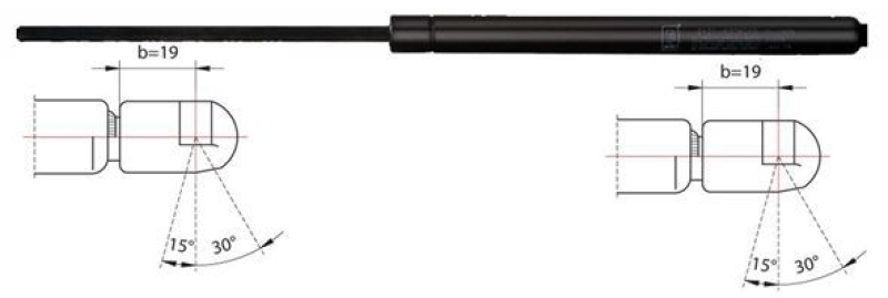 METZGER Gasfeder, Koffer-/Laderaum 2110186