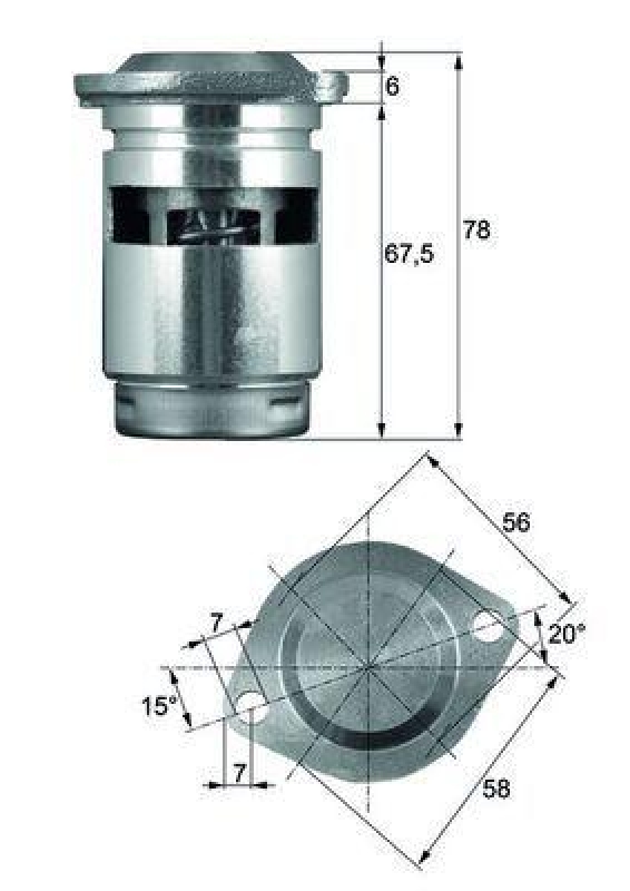 MAHLE Thermostat, Ölkühlung