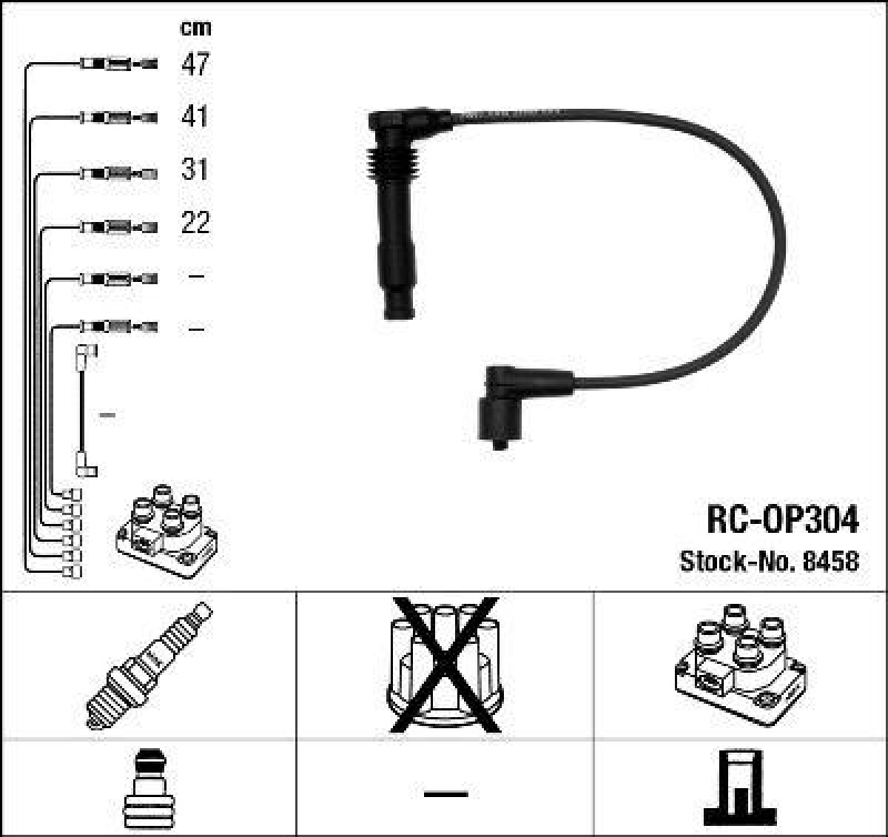 NGK Ignition Cable Kit