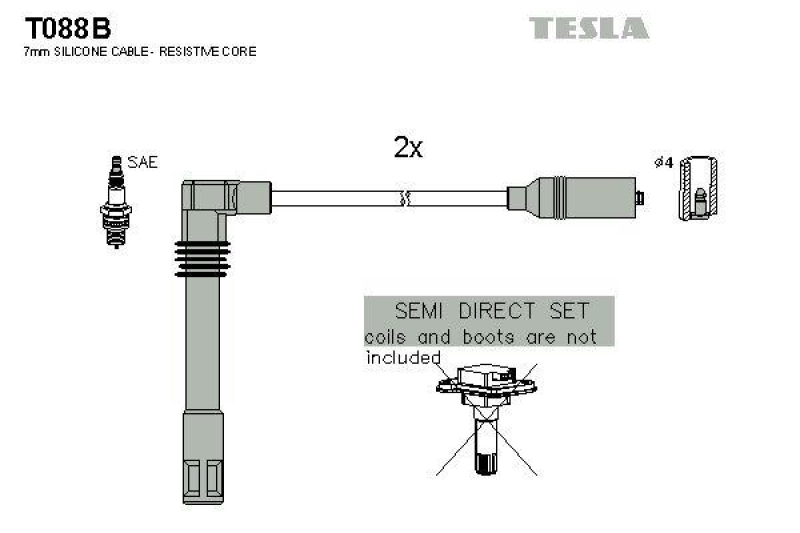 TESLA Ignition Cable Kit