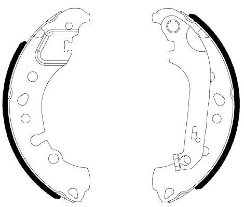 TEXTAR Bremsbackensatz 91084400