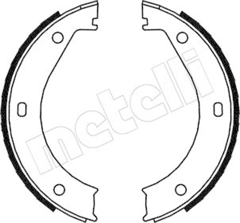 METELLI Bremsbackensatz, Feststellbremse