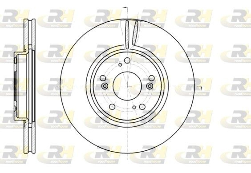 2x ROADHOUSE Bremsscheibe