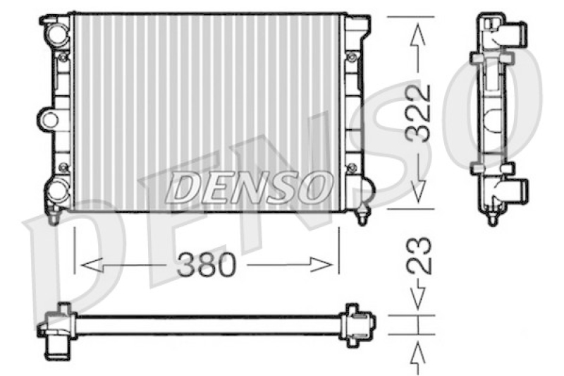 DENSO Radiator, engine cooling