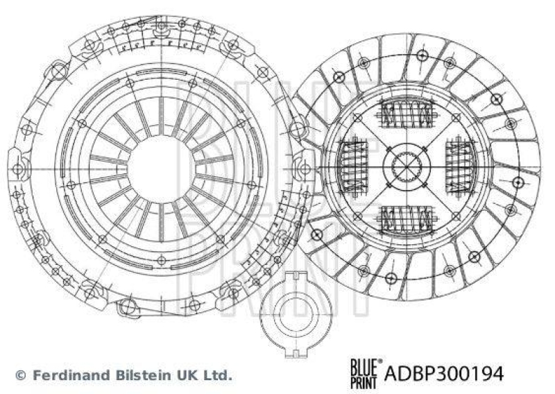 BLUE PRINT Kupplungssatz ADBP300194