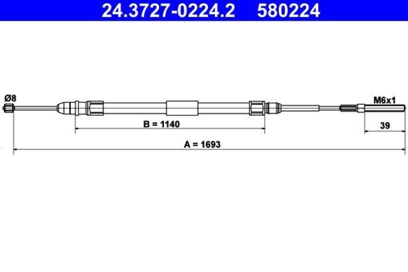 ATE Cable, parking brake