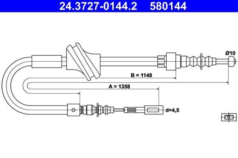 ATE Cable, parking brake
