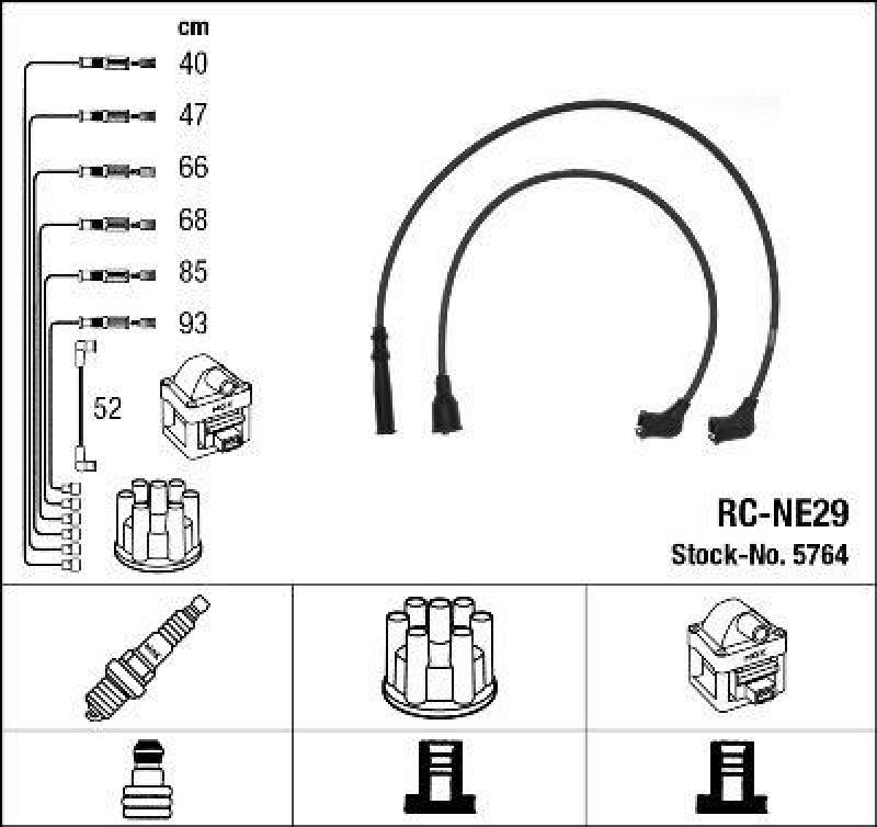NGK Ignition Cable Kit