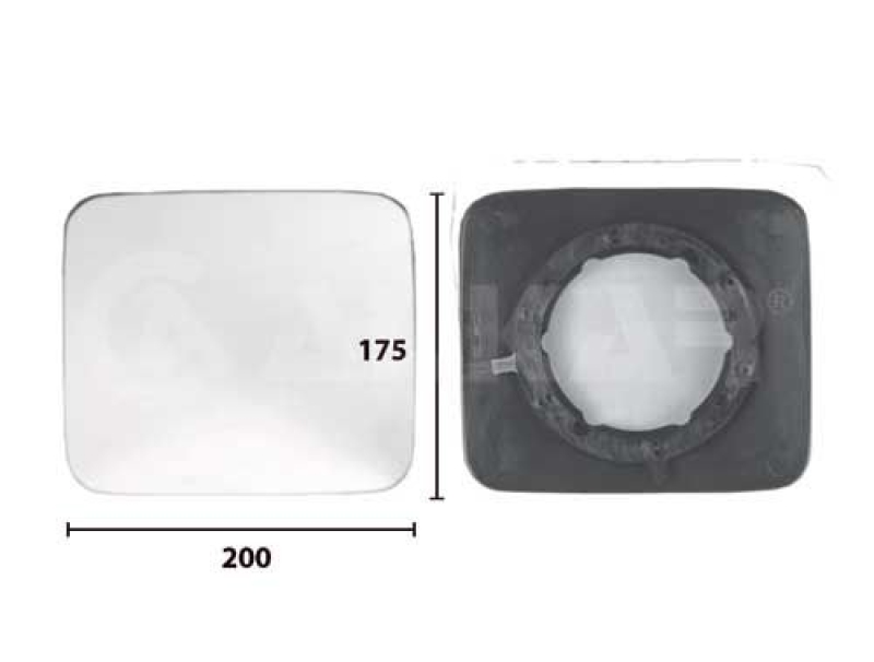Mirror Glass, wide angle mirror