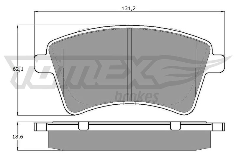 TOMEX Brakes Bremsbelagsatz, Scheibenbremse