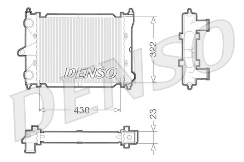 DENSO Kühler, Motorkühlung