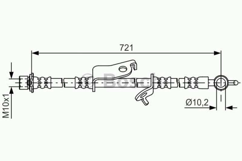 BOSCH Bremsschlauch