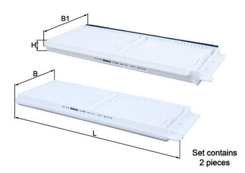 MAHLE Filter, Innenraumluft LA 483/S