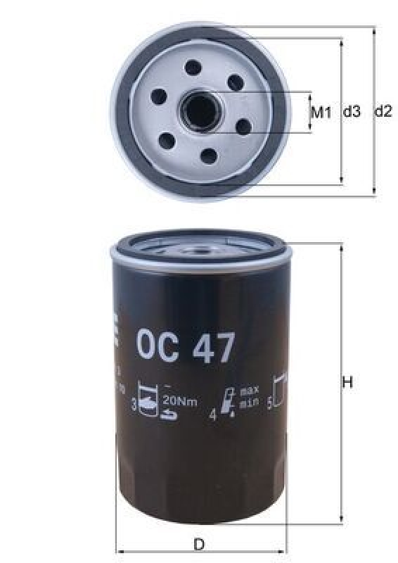 MAHLE Oil Filter