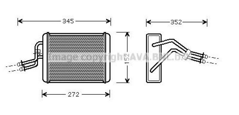 AVA QUALITY COOLING Heat Exchanger, interior heating