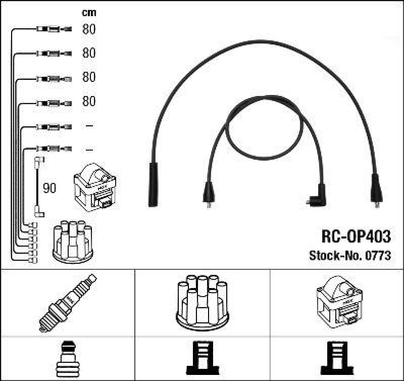 NGK Ignition Cable Kit