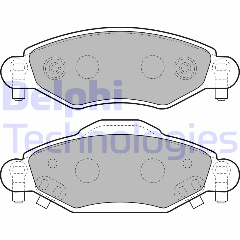 DELPHI Bremsbelagsatz, Scheibenbremse